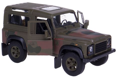 Land Rover Defender Wojskowy Model Metalowy Welly Sklep Z