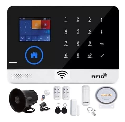 Pack Alarma Para Casa Negocio Wifi Doble Sirena W