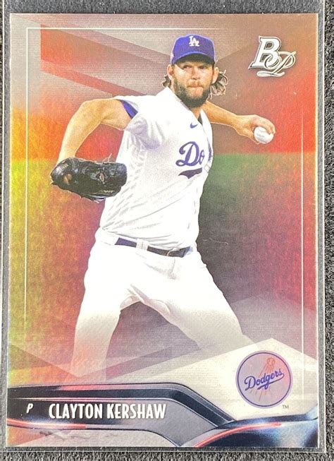 2021 Bowman Platinum 33 Clayton Kershaw For Sale Online EBay