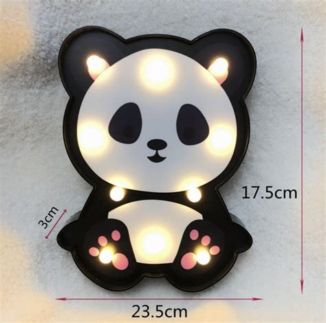 Veilleuse Petit Panda D Co Murale Pour Enfant Veilleuse