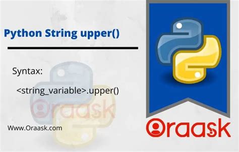 Python String Upper Learn By Practical Examples Oraask