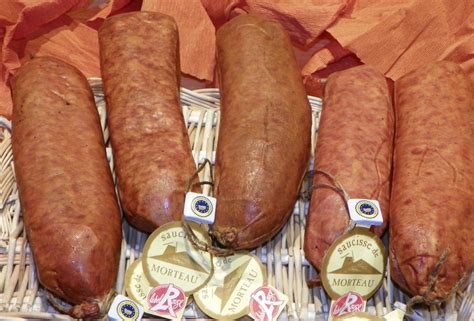 Saucissee Morteau Label Rouge Fruitiere Comte Salins