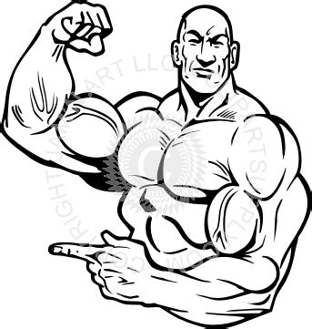 Download Muscle Man Drawing At Getdrawings - Draw A Man Flexing ...