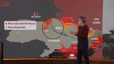 Vídeo MAPA veja o avanço russo em 12 dias de guerra na Ucrânia