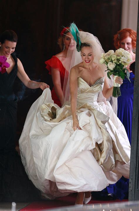 The Story Behind Carrie Bradshaws Famous Vivienne Westwood Wedding