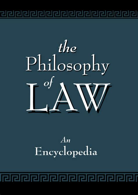 The Philosophy Of Law By An Encyclopedia Online Artsum India