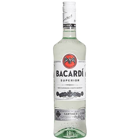 Rum Bacardi Carta Blanca Mid Night Supermarket