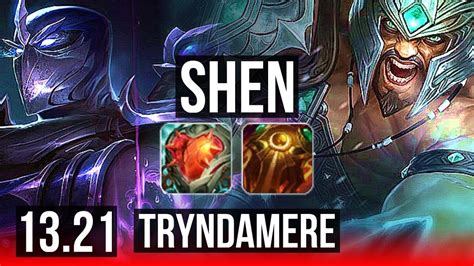 Shen Vs Trynda Top 5 0 7 2 7m Mastery Kr Master 13 21 Youtube