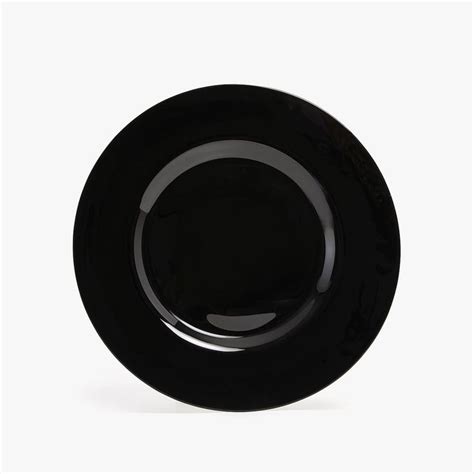 Image 1 Of The Product Black Glass Charger Plate Glass Charger Plates Glass Charger Charger