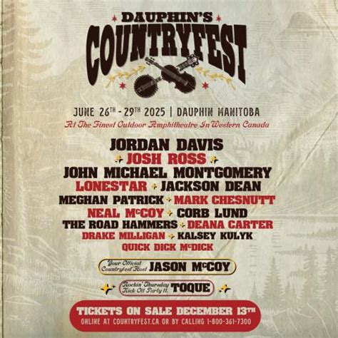 Dauphin S Countryfest Ckdm