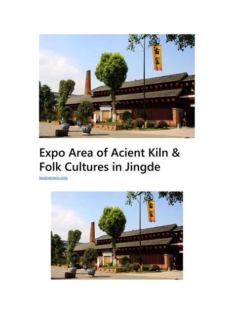 Expo Area Of Acient Kiln Folk Cultures In Jingde Pdf