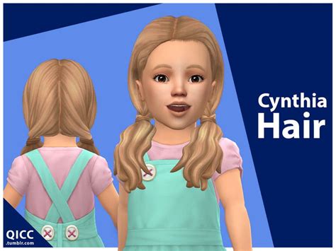 Sims Cynthia Hair By Qicc Enjoy Maxis Match Base Game