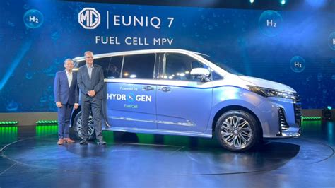 Auto Expo 2023 Mg Showcases Its Hydrogen Fuel Cell Technology Car News The Financial Express