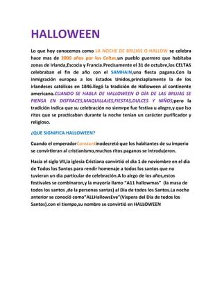 Halloween Pdf