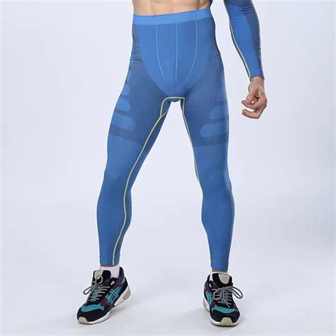 Mens Running Base Layer Jogging Compression Tights Pants Basketball