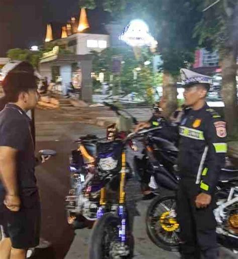 Goriau Operasi Razia Balap Liar Dan Knalpot Brong Di Pekanbaru