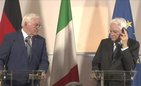 Mattarella In Sicilia Con Il Presidente Tedesco Steinmeier