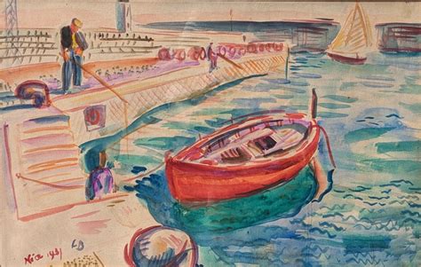 Proantic Lazlo Barta 1902 1961 Port De Nice