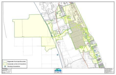 Edgewater Florida Map - Printable Maps