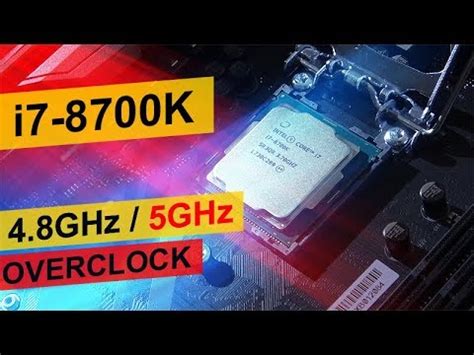 Intel i7-8700K Overclocked to 5GHz! -- The Performance Gains - YouTube