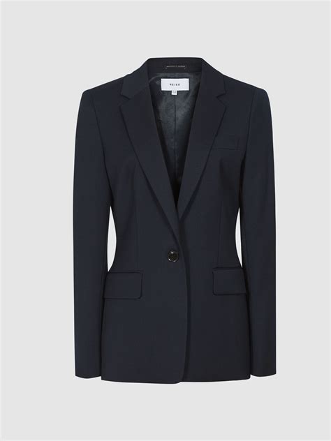 Reiss Hayes Single Breasted Blazer Reiss