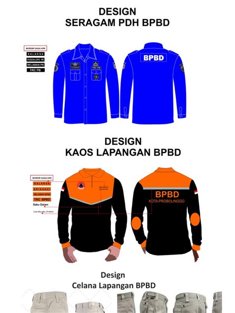 Design Seragam Bpbd Tahun 2023 Pdf