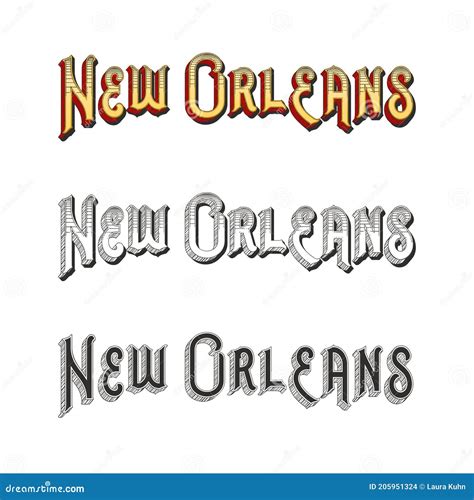 Logo Slogan Tagline New Orleans French Quarter Mardi Gras Southern