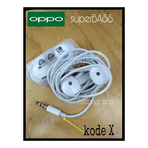 Jual Headset Oppo Reno 5 Reno 6 Di Jamin Original Bawaan Hp Super Bass Shopee Indonesia