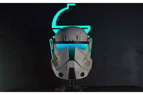 Imperial Commando Helmet with LED | High-Quality Replica by SamoilovART