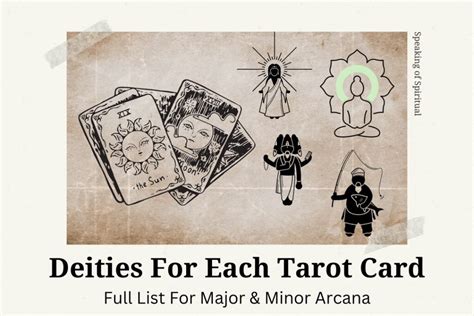 List Of Deities Associated With Major And Minor Tarot Cards Speaking Of