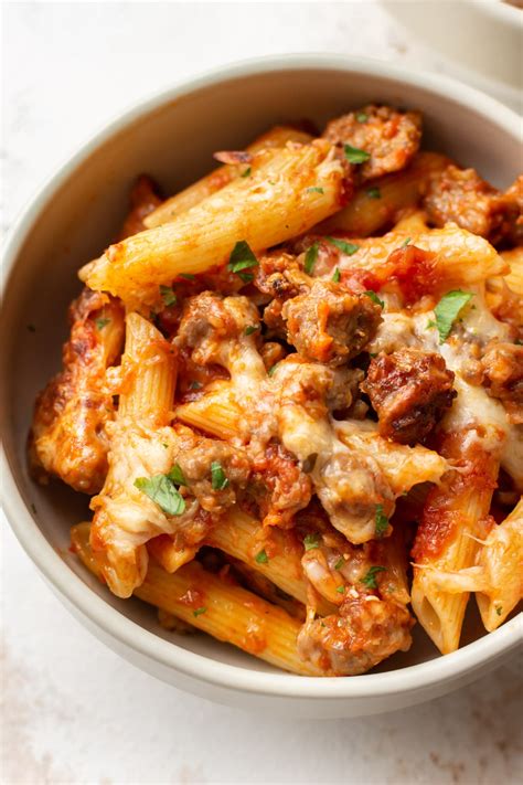 This Sausage Penne Bake Will Make All Your Comfort Food Dreams Come True Sausage Penne Baked