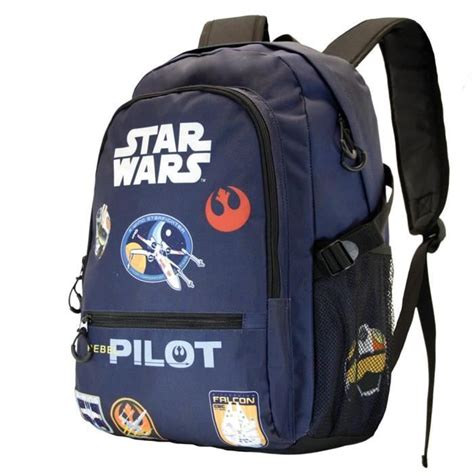 Sac Dos Star Wars Pilot Fight Hs Fan Karactermania Bleu Fonc