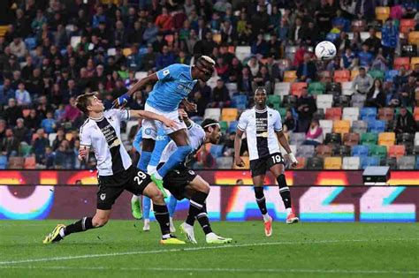 Udinese Napoli Osimhen Non Basta Addio Alla Champions Cip