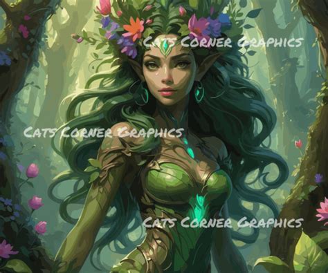 ArtStation - Forest Nymph SVG Bundle | Artworks