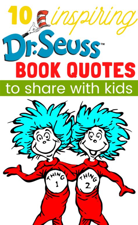 10 Inspiring Dr. Seuss Book Quotes to Share With Kids - But First, Joy