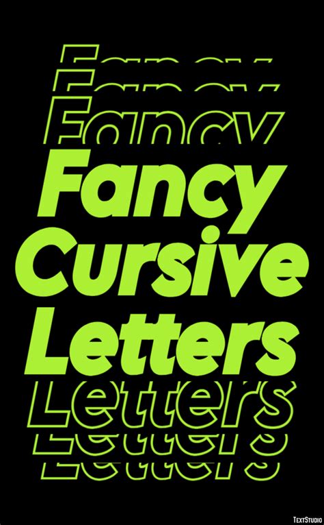 Fancy Cursive Letters Text Effect And Logo Design Font