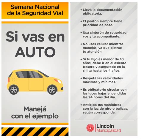 Seguridad Vial Municipalidad De Lincoln