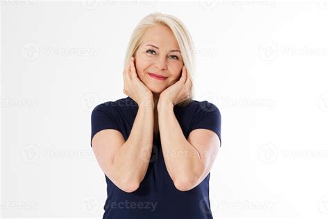 The Face Of Beauty Woman Studio Portrait Of A Beautiful Middle Aged