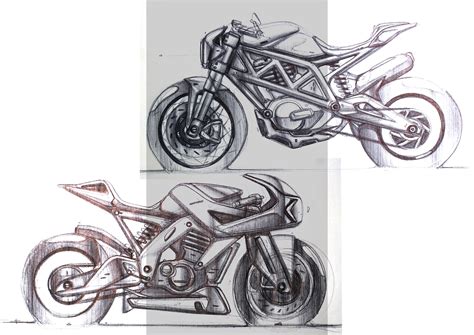 Motorcycle Sketchbook - Pen Sketches :: Behance