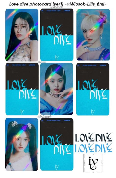 Ive Love Dive Photocard Set Artofit