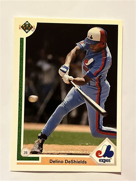 1991 Upper Deck Baseball Delino DeShields 364 Montreal Expos MLB EBay