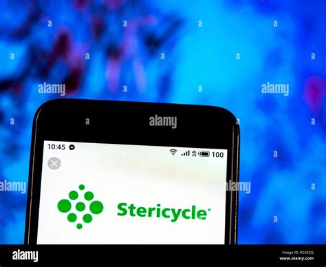 Stericycle Company logo seen displayed on smart phone Stock Photo - Alamy