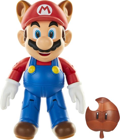 Super Mario Raccoon With Leaf Figura De Acci N In Amazon Es