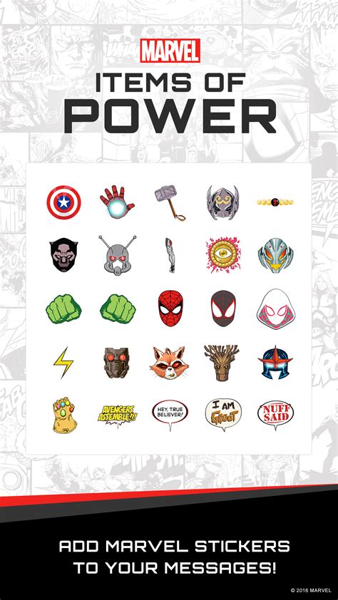 Marvel Stickers For Apple’s Updates Messages App Released | DisKingdom.com