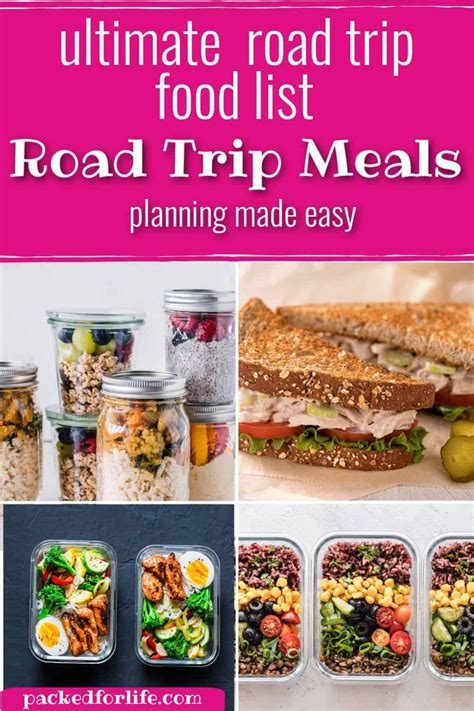 105 Easy Road Trip Meals And Snacks Best Road Trip Food Healthy Road