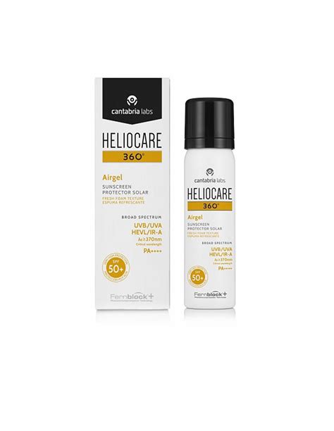 Kremas nuo saulės veidui Heliocare 360º Airgel SPF 50 60 ml