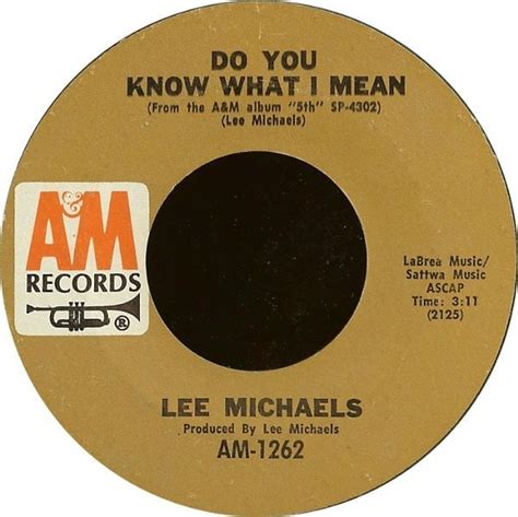 Lee Michaels Do You Know What I Mean Lyrics Genius Lyrics