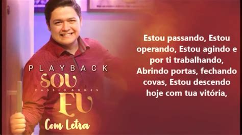 Sou Eu Playback Letra Cassio Gomes Lançamento Gospel 2018