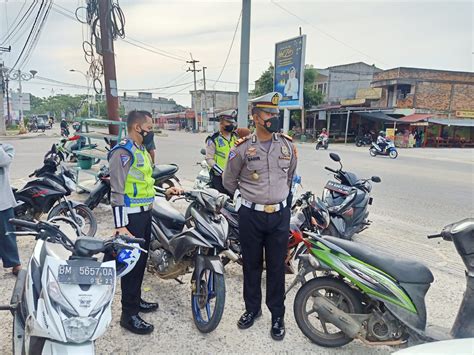 Satlantas Polres Rohul Tilang 792 Unit Kendaraan Selama Bulan Tertib