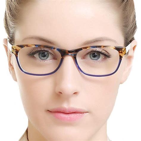 Occi Chiari Rectangle Stylish Women Eyewear Frame Non Prescription